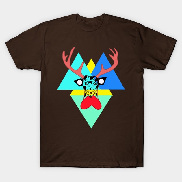 Deer and cow T-Shirt by Sshirart